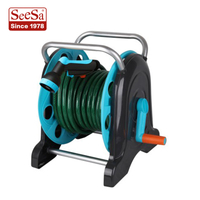 Propesyonal na panlabas na maaaring iurong ang hose reel at cart
