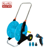 Garden mobile hos reel cart wit storage